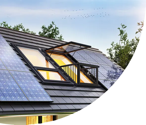 Solaranlage Dachfenster